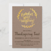 Pumpkin Spice Alles Thanksgiving Kaart (Voorkant)