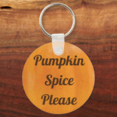 Pumpkin Spice Alsjeblieft Sleutelhanger (Voorkant)