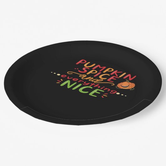 Pumpkin Spice and Everything Leuke slogan Quote Papieren Bordje (Gekanteld)