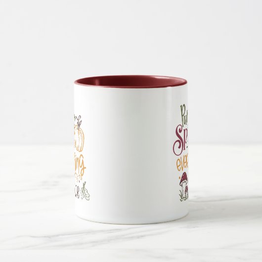 Pumpkin Spice And Everything Nice Fall Mok (Midden)