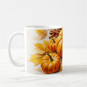 Pumpkin Spice Bliss   Gezellig herfstontwerp Koffiemok