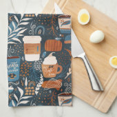 Pumpkin Spice Boho Herfst Theedoek (Quarter Fold)