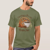 Pumpkin Spice Coffee T-shirt (Voorkant)