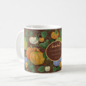 Pumpkin Spice Connoisseur Funny Personalized Koffiemok (Voorkant links)