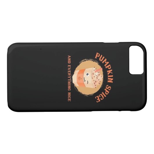 Pumpkin Spice en alles leuke slogan Case-Mate iPhone Case (Achterkant (Horizontaal))