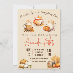 Pumpkin Spice en alles mooi, Vrijgezellenfeest Kaart