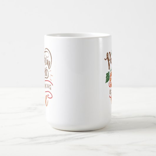 Pumpkin Spice en Alles-Nice Herfst herfst Koffiemok (Center)