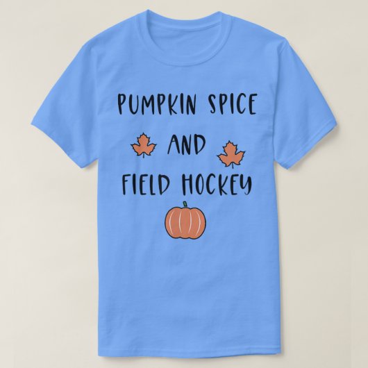 Pumpkin Spice en Field Halloween Herfst Autu T-shirt (Design voorkant)
