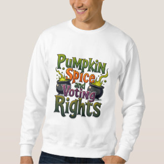 Pumpkin Spice en stemrecht Halloween stemming Trui