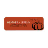 Pumpkin Spice Etiket (Voorkant)