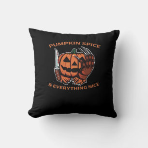 Pumpkin Spice & Everything Leuke grappige meme Kussen