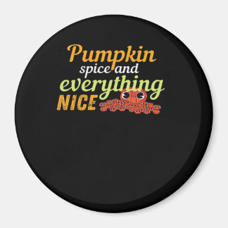 Pumpkin Spice & Everything Leuke Halloween Basic D Magneet