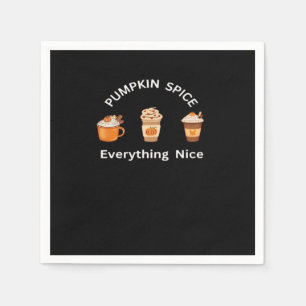 Pumpkin Spice Everything Leuke klassieke slogan Gr Servet