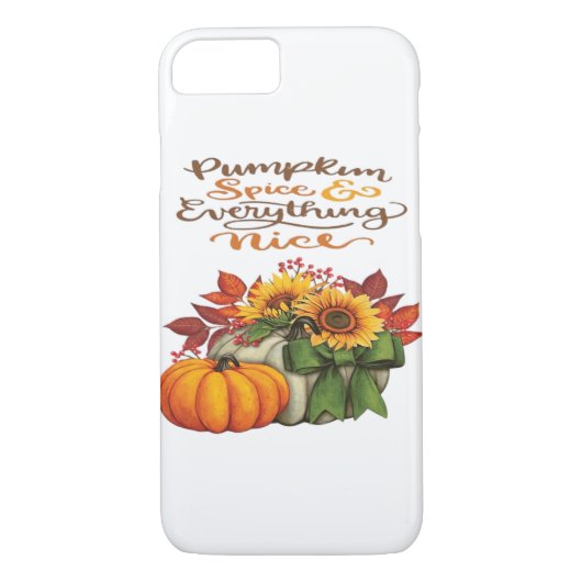 Pumpkin Spice & Everything Leuke Slogan Vibes Case-Mate iPhone Case (Achterkant)