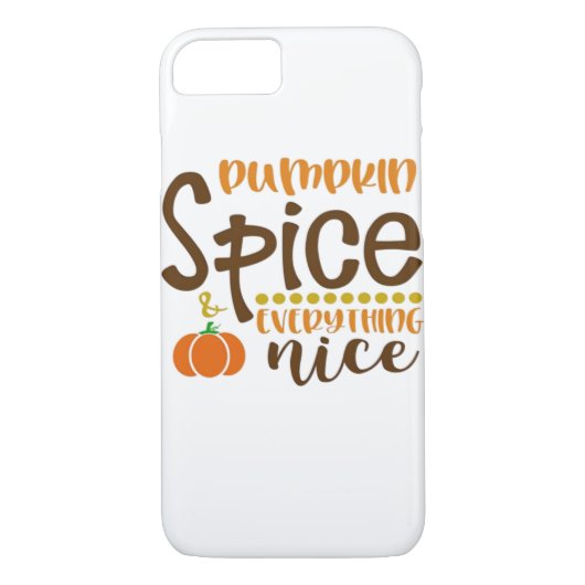 Pumpkin Spice & Everything Leuke Trend Slogan & Qu Case-Mate iPhone Case (Achterkant)