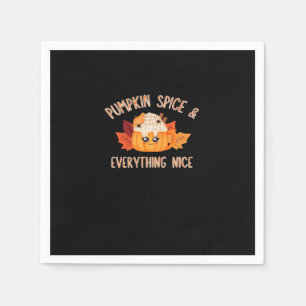 Pumpkin Spice Everything Mooie klassieke quote mem Servet