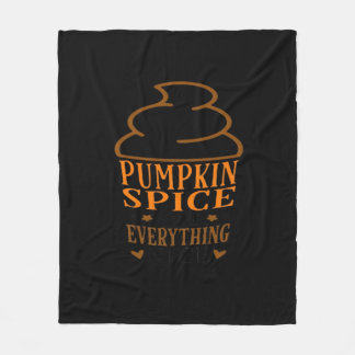 Pumpkin Spice & Everything Mooie Premium Fleece Deken