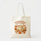 Pumpkin Spice Everything Tote Bag – Cozy Fall (Voorkant)