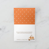 Pumpkin Spice Fall Trouwdouche Dank u Bedankkaart (Binnen)