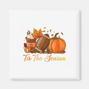 Pumpkin Spice Football Dit is de seizoensgebonden  Magneet