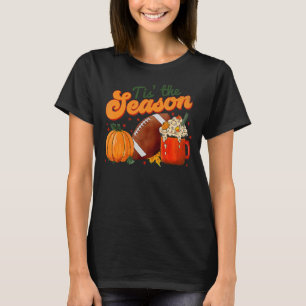 Pumpkin Spice Football Dit is de seizoensgebonden  T-shirt