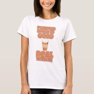 Pumpkin Spice Funny Cute Cartoon Slogan T-shirt