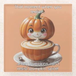 Pumpkin Spice Glazen Onderzetter