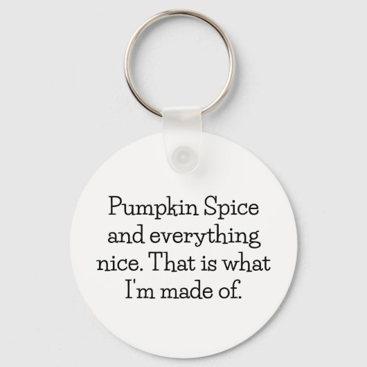 Pumpkin Spice Halloween Keychain - Double-Sided (Achterkant)