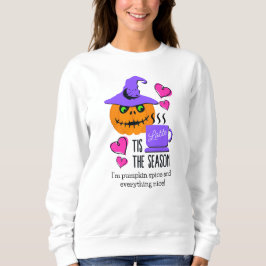  Pumpkin Spice Halloween Sweatshirt