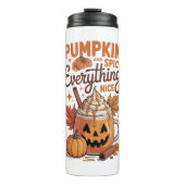 Pumpkin Spice Halloween Thermosbeker (Voorkant)