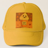 Pumpkin Spice Halloween Trucker Hat Pet (Voorkant)