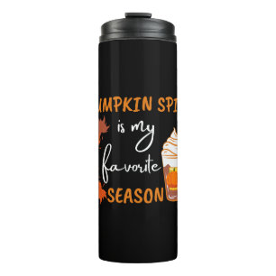 Pumpkin Spice Herfst Season Autumn Thermosbeker