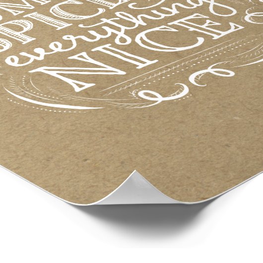 Pumpkin Spice Herfst Thanksgiving kunst Poster (Hoek)