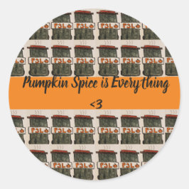 Pumpkin Spice is alles patroon sticker