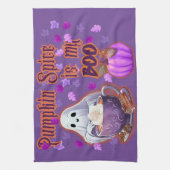 Pumpkin spice is mijn boek theedoek (Verticaal)