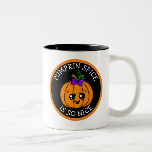 Pumpkin Spice is zo'n mooie herfst Tweekleurige Koffiemok