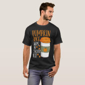 Pumpkin Spice Keeps This Teacher Nice Fall Hallowe T-shirt (Voorkant volledig)