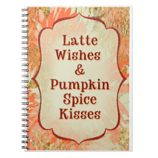 Pumpkin Spice Kisses – Autumn Greeting Card Notitieboek