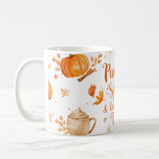Pumpkin spice koffiemok (Links)