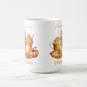Pumpkin Spice Large Coffee Mok Tekstnaam (Center)