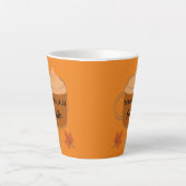 Pumpkin Spice Latte Autumn Leaves en Pumpkin Latte Mok (Voorkant)