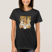 Pumpkin Spice Latte Coffee Latte Iced Fall Gnomes T-shirt (Voorkant)