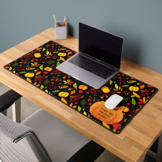 Pumpkin Spice Latte Custom Herfst Autumn Bureaumat (Kantoor 2)