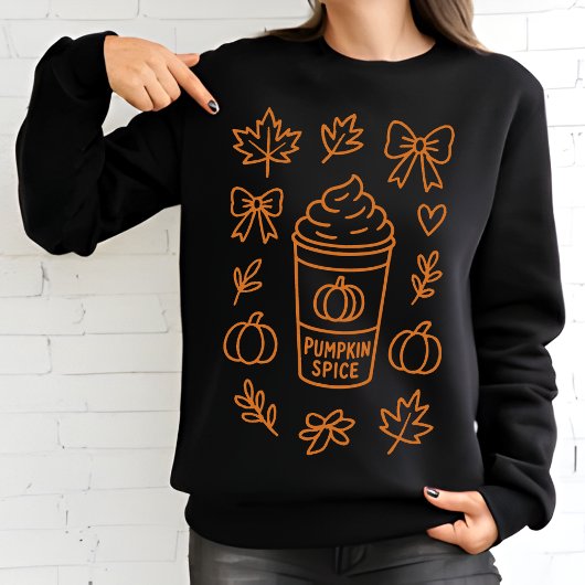 Pumpkin Spice Latte | Gezellige Herfst Thanksgivin Trui