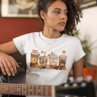 Pumpkin Spice Latte Herfst T-shirt