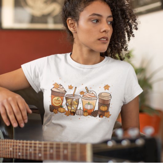 Pumpkin Spice Latte Herfst T-shirt