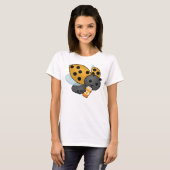 Pumpkin Spice Latte Ladybug T-shirt (Voorkant volledig)