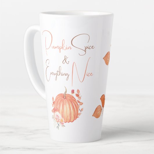 "Pumpkin Spice" Latte Mok (Linkerhoek)