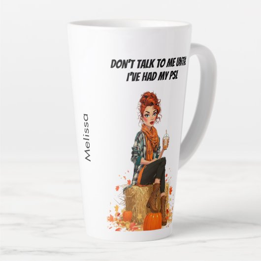 Pumpkin Spice Latte - Ms Sass Latte Mok (Rechterhoek)