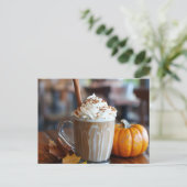 Pumpkin Spice Latte, Postcrossing Briefkaart (Staand voorkant)